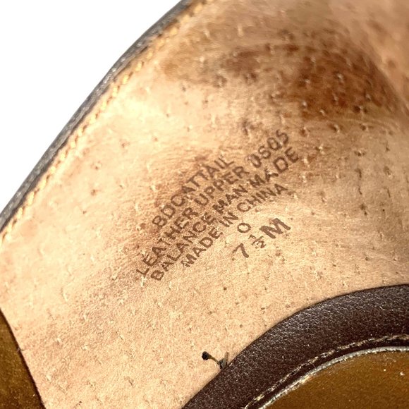 BANDOLINO brown slip-on stiletto pumps - Picture 8 of 8